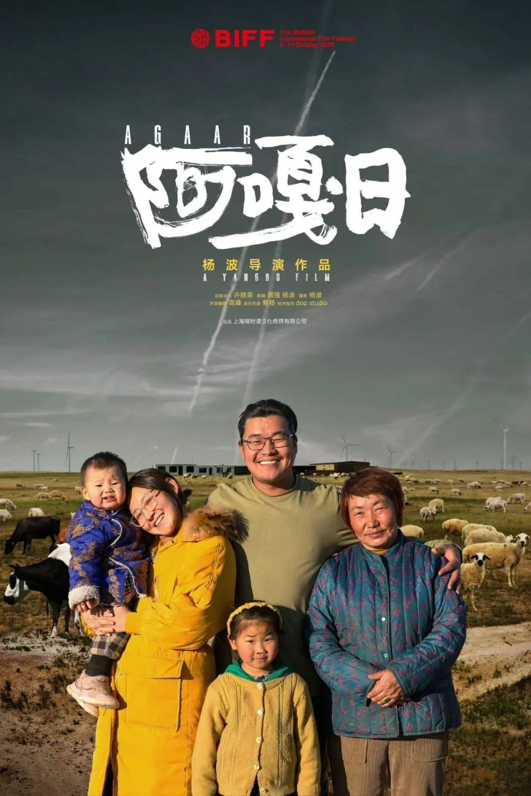 阿嘎日的天空电影海报
